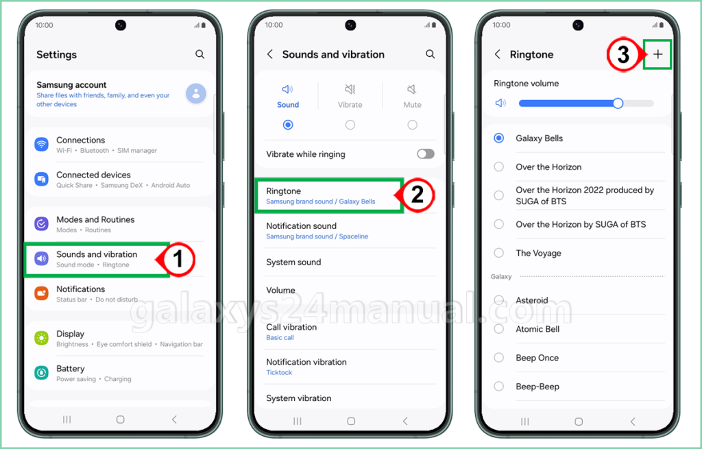 How to Set a Song as Ringtone on Samsung Galaxy S24