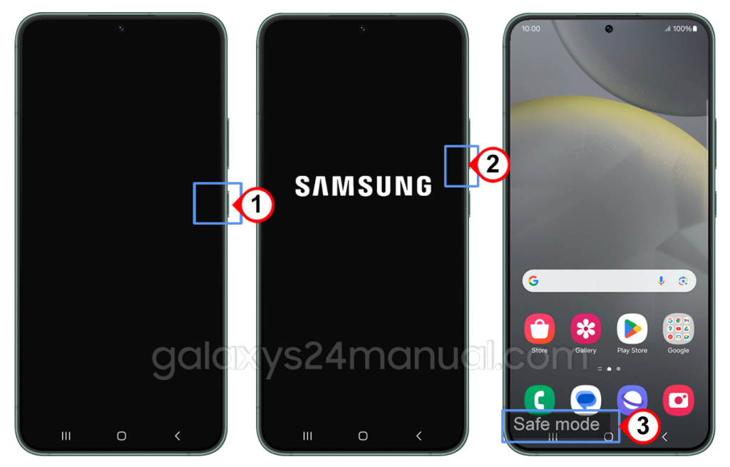How to Boot or Enter Safe Mode on Samsung Galaxy S24