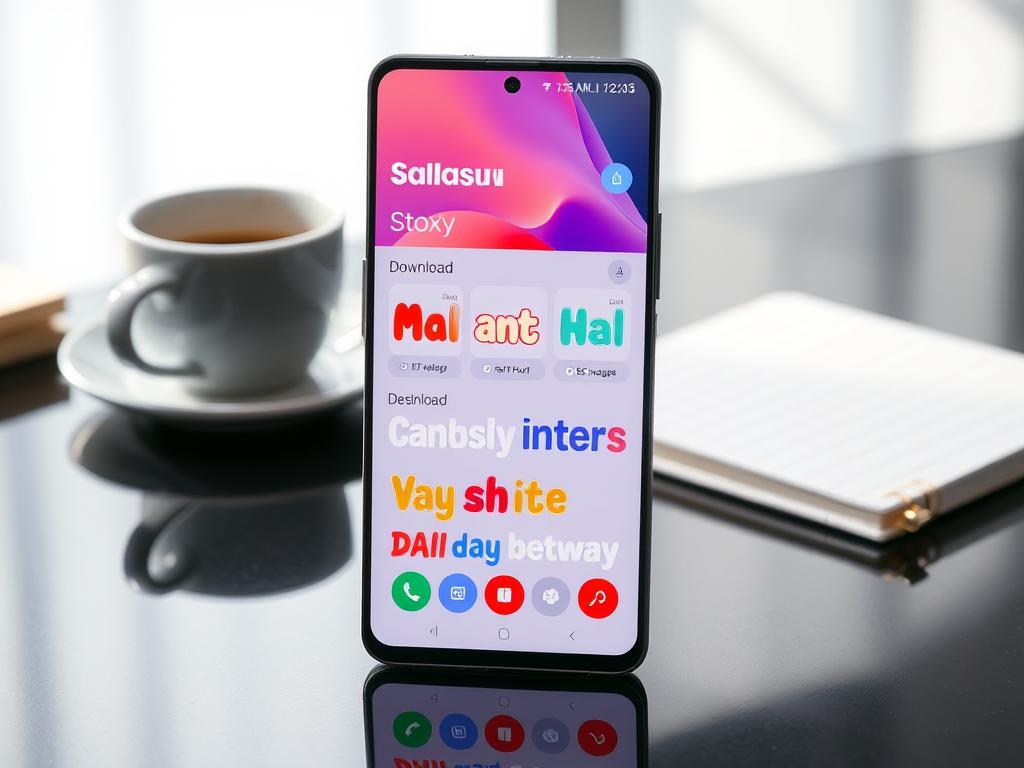 Samsung Galaxy Store Font Installation Samsung Galaxy Store Font Installation